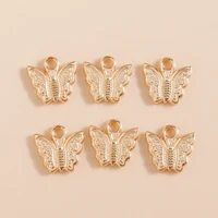 30pcslot gold color zinc alloy butterfly charms beads for jewelry making necklaces bracelets pendants diy handmade jeweley