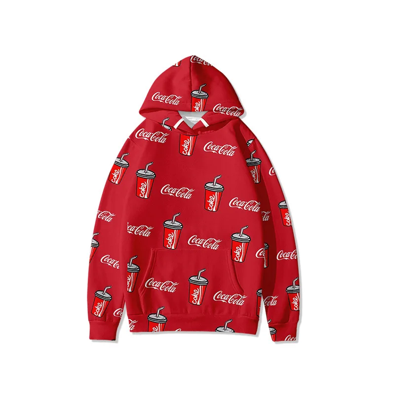 

2021 Popular 3D Print Snacks And Drinks Fashion Men Women Hoodies Spring Autumn Casual Pullovers Harajuku Sweatshirts Clothes