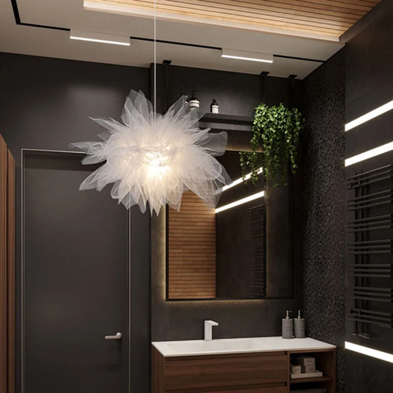 

Nordic Yarn Chandelier Hanging Retro Pendant Lights E27 LED Pendant Lamp Chandelier for Bedroom Study Living Room Hotel