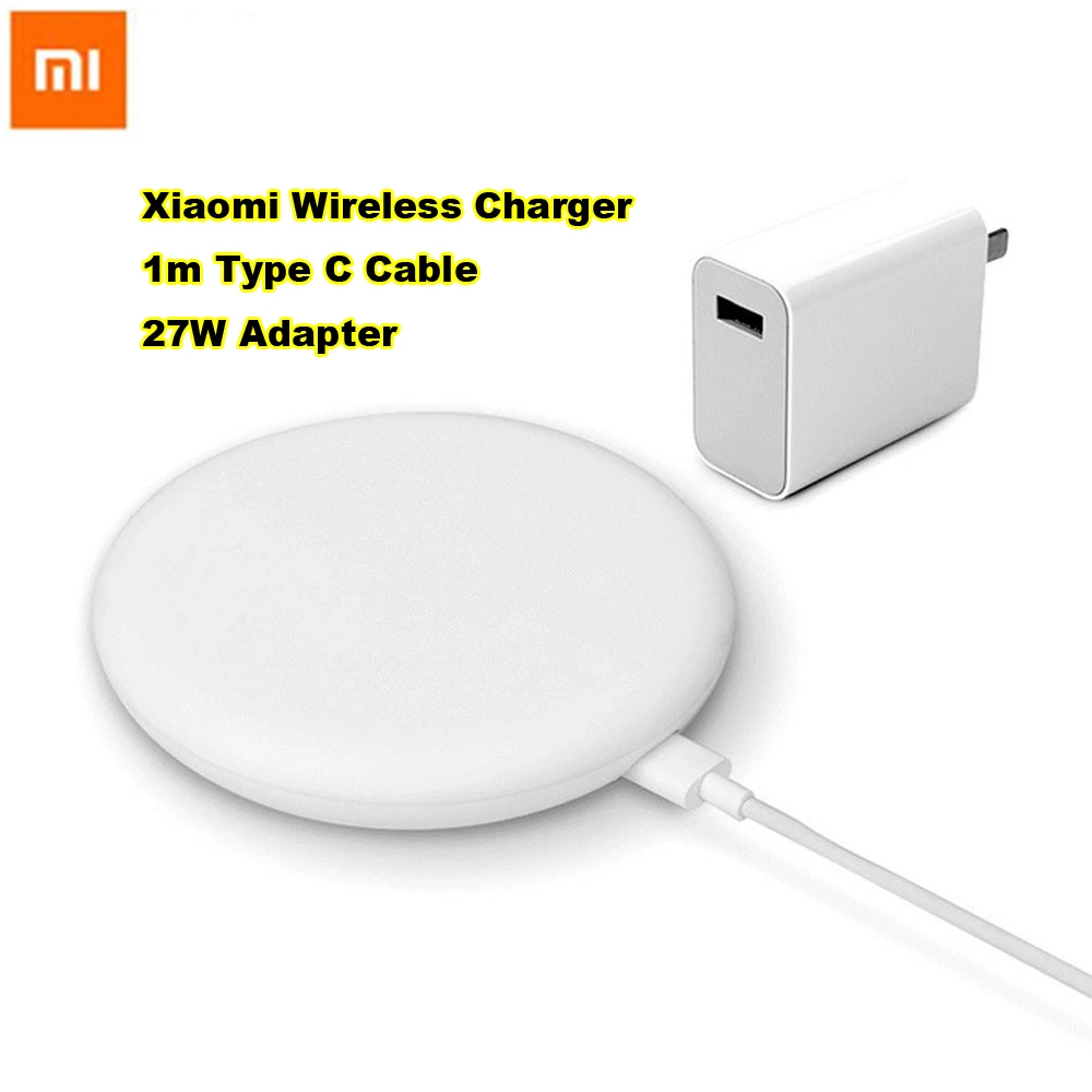 Беспроводное зарядное устройство Xiaomi 20 Вт быстрая Беспроводная зарядка вспышкой