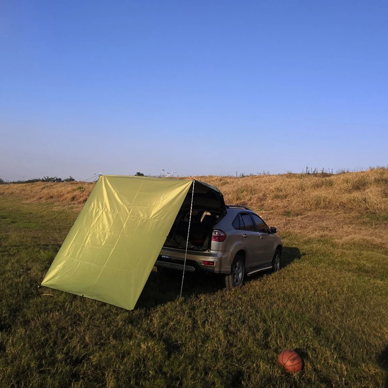 

Outdoor Car Sun Shade Awning 210D Oxford Waterproof Camping Car Tail Tent Portable Beach Canopy SUV Side Tents for Travel