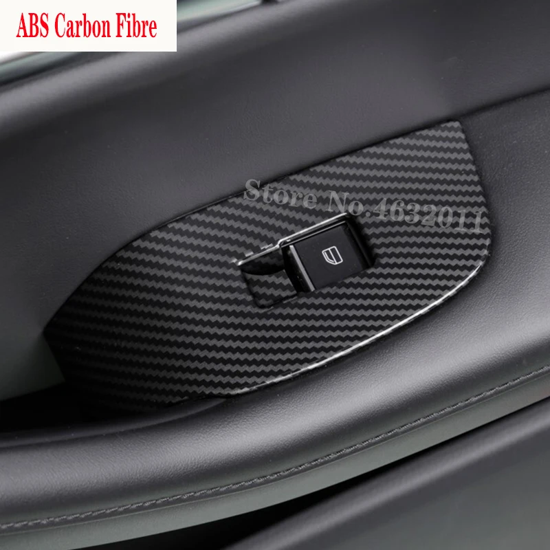 

Lift Control Switch Panel Cover 2020 2021 ABS Matte/ Carbon Fibre Door Window Glass Trim Car Styling for Mazda CX-30 Accessories
