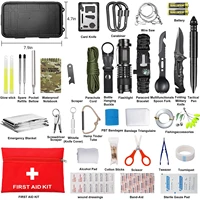 outdoor first aid equipment 72 in 1 survival tool set multifunctional wilderness survival first aid kit emergency supplies
