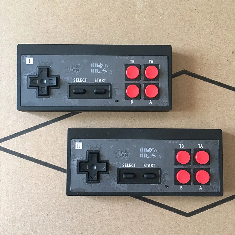

USB Wireless Handheld TV Video Game Console Build In 568 Classic 8 Bit Game mini Console Dual Gamepad AV Output