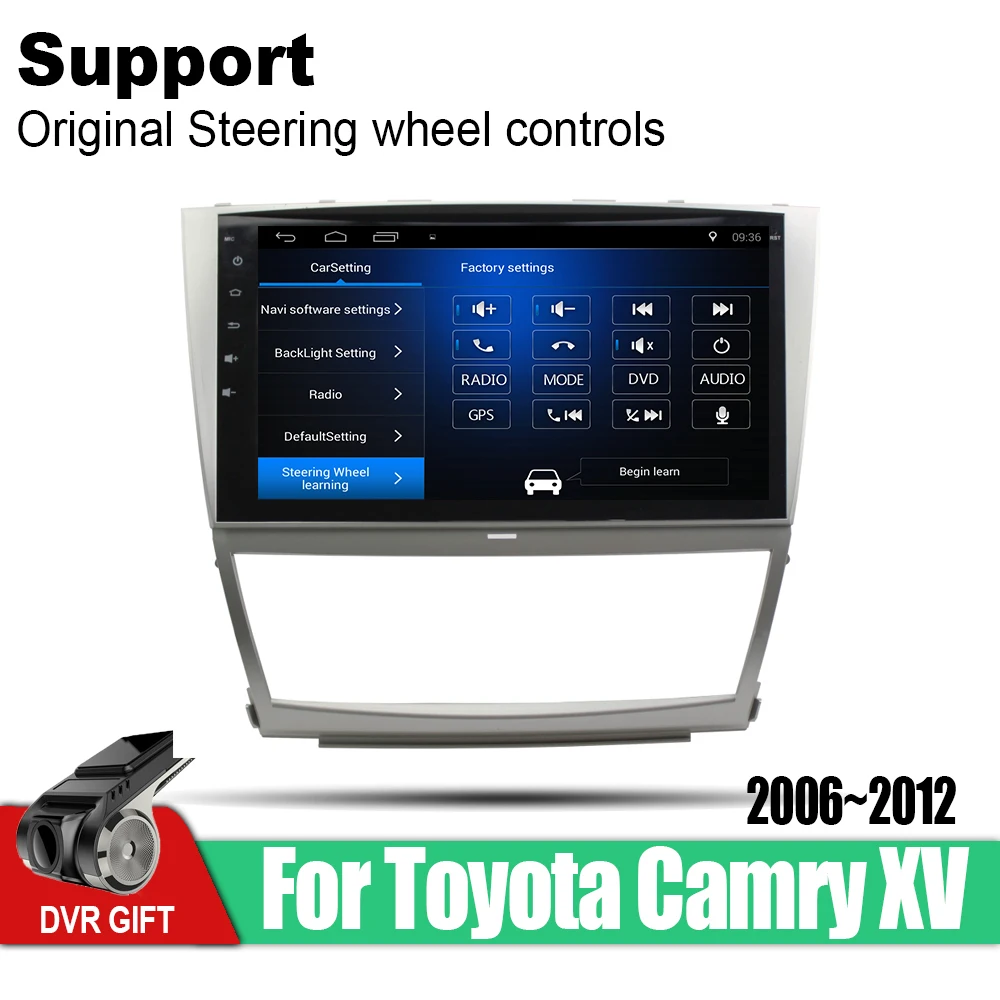 ZaiXi Автомобильный gps мультимедийный плеер для Toyota Camry XV 2006 ~ 2012 автомобильный Android