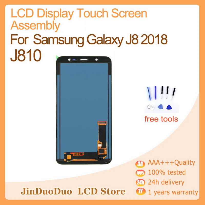 

5.8'' For Samsung Galaxy J8 2018 J810 LCD Display Touch Screen Panel SM-J810M J810F J810Y Replacement Part