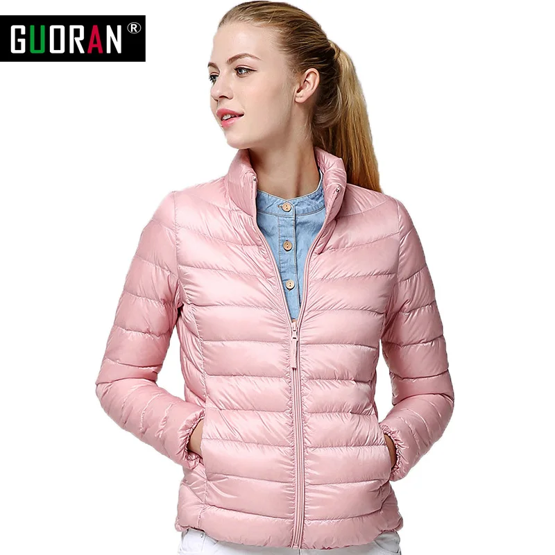 90% real whie duck down coat women jackets parka winter 2016 warm overcoat 18 colours slim female Light Down Jackets | Женские