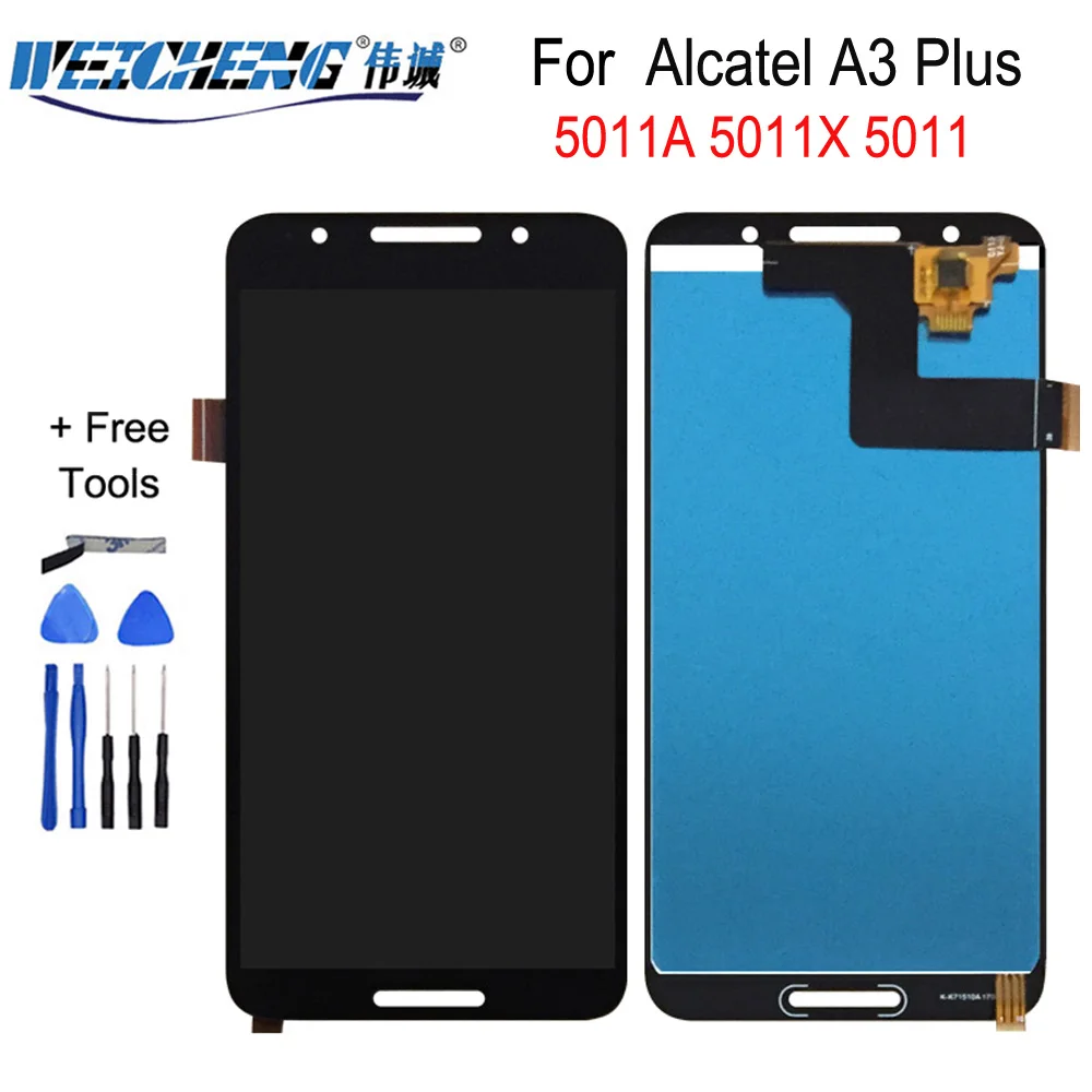 ЖК-дисплей с сенсорным экраном и дигитайзером в сборе для Alcatel A3 Plus 5011A 5011X 5011 |