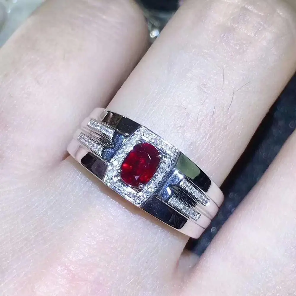 

Стихийных бедствий и настоящее красный рубин кольцо 925 пробы Серебряные кольца для свадьбы кольца из серебра 925 пробы драгоценных камней ювелирные изделия, хорошее ювелирное изделие