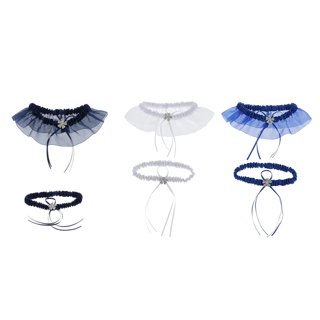 

Elastic Bow Wedding Bridal Lace Leg Garter for Brides Bridesmaid Thigh Ring Wedding Garters Lace Embroidery Floral Sexy Garters