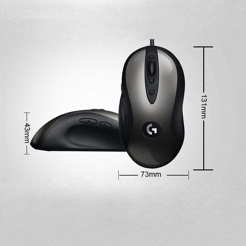 Новинка 2018 игровая проводная мышь Logitech MX518 оптическая 200 16000DPI для офиса и дома