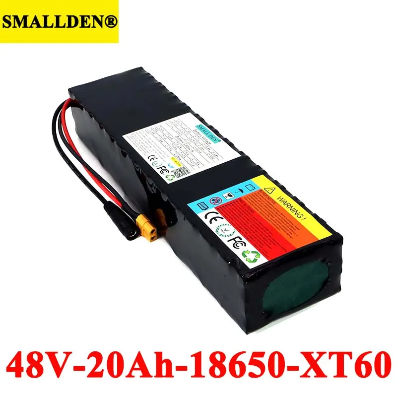 SMALLDEN 48V 20Ah Аккумулятор для е байка 18650 13S 20000 мА/ч литий ионный аккумулятор E