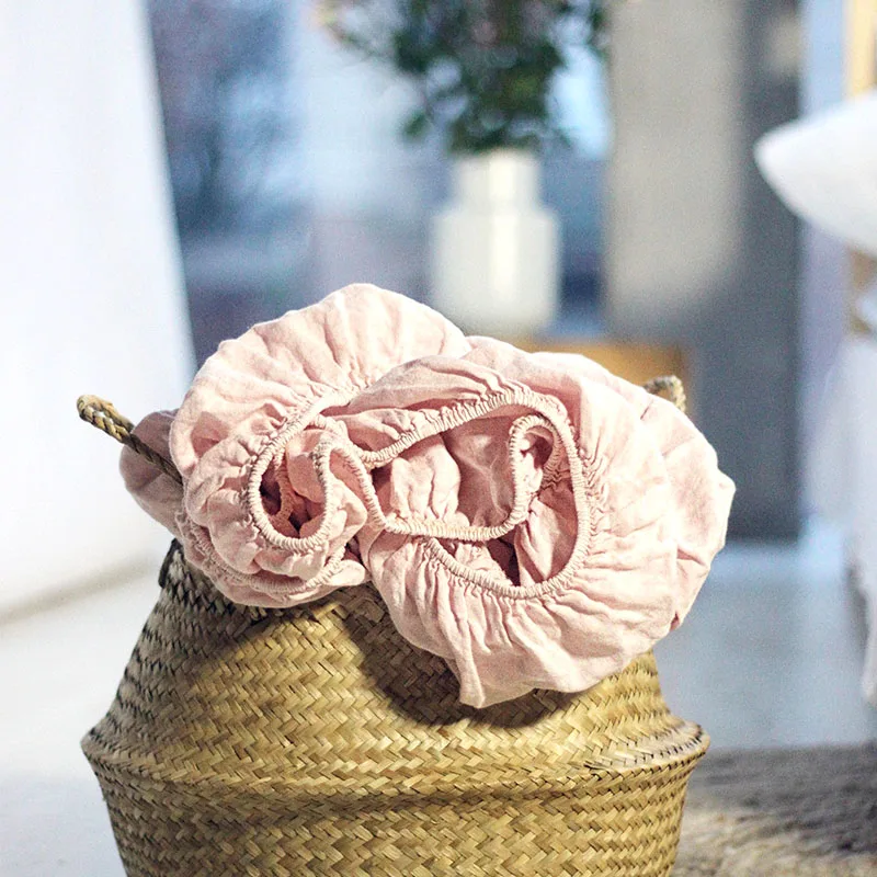 Простыня тонкая однотонная из 100% льна 1 шт./компл. простыня двойная/двуспальная