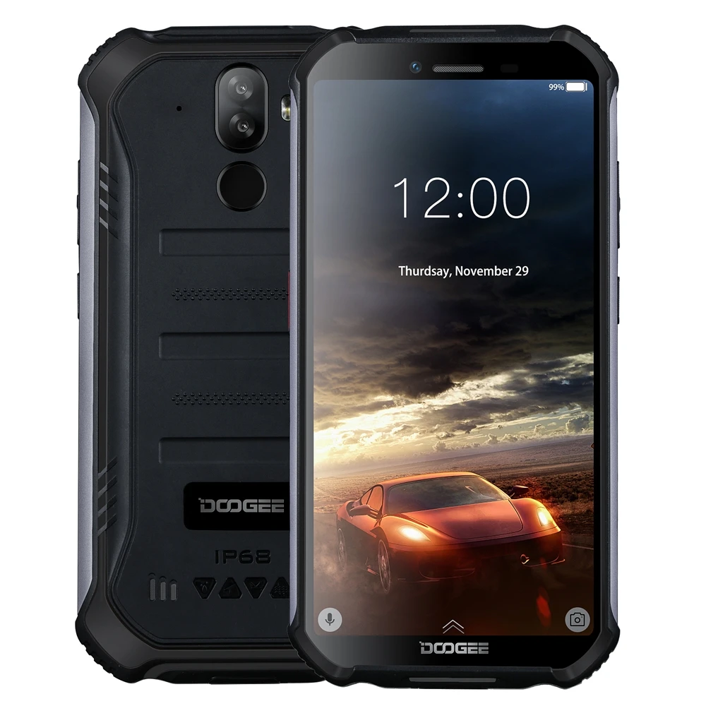 DOOGEE S40 Lite IP68/IP69K прочный телефон Android 9 0 пирог MTK6580 4 ядра 2 Гб Оперативная память 16