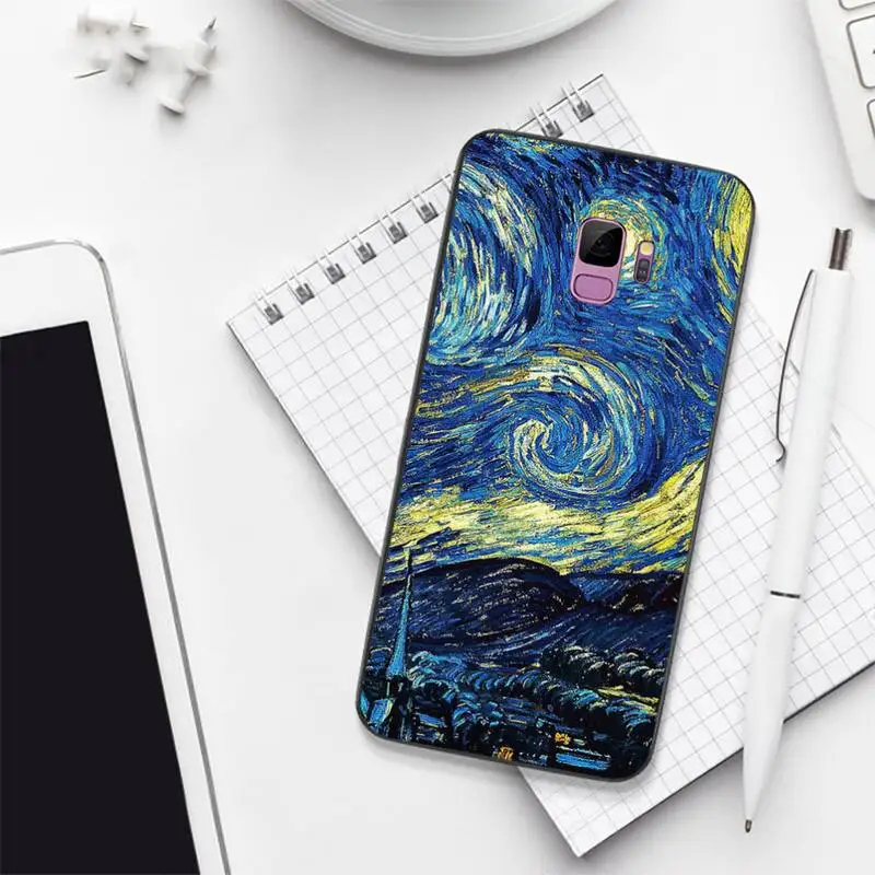 

van gogh retro painting Phone Case For Samsung Galaxy S5 S6 S7 S8 S9 S10 S10e S20 edge plus lite
