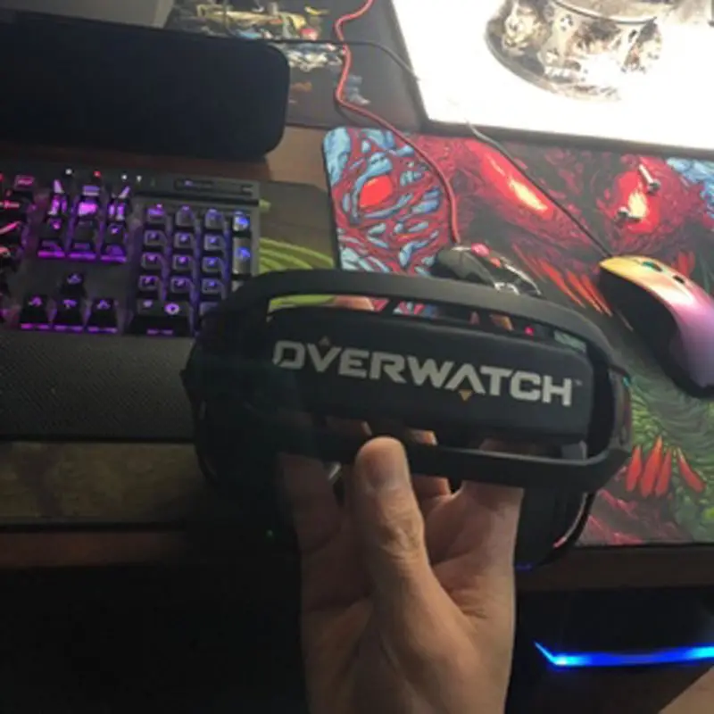 Repacement повязка на голову Подушка подставка для razer ManO'War 7 1 объемный звук X3UB |