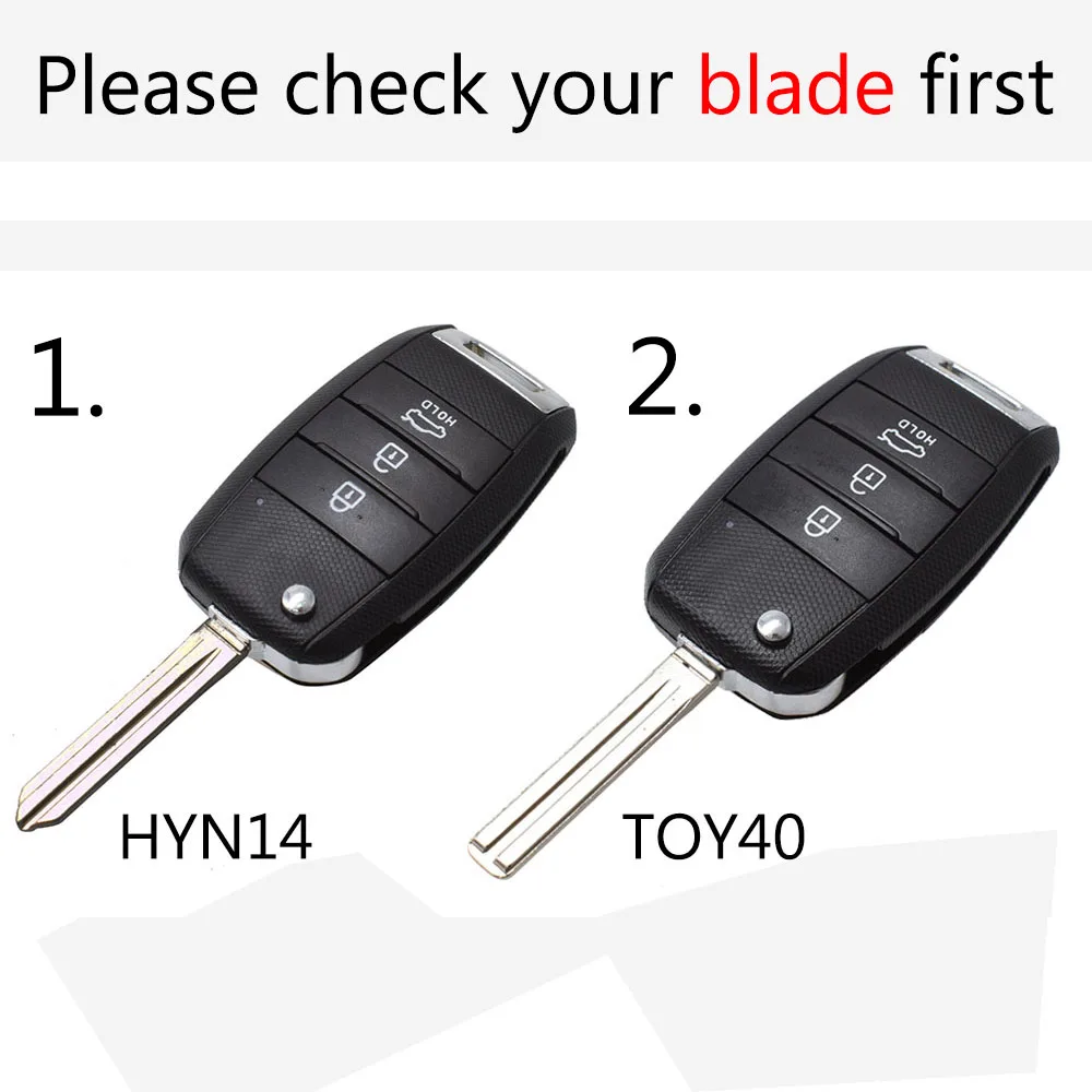 3 кнопки корпус автомобильного ключа дистанционного управления чехол для Kia Carens