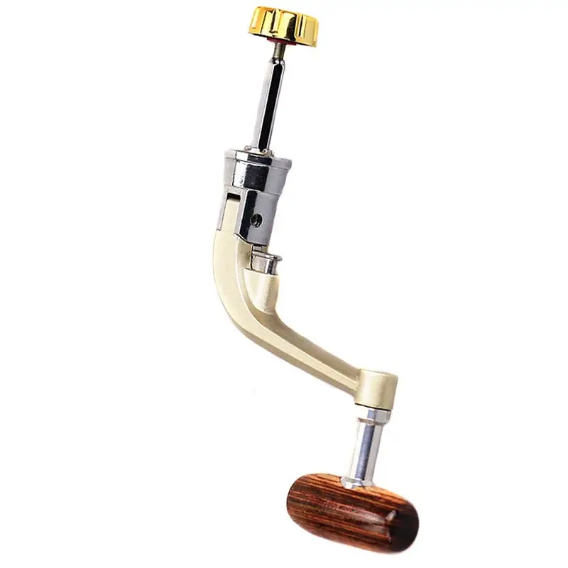 

Fishing Reel Handle Spinning Reel Fold Handle Rocker Arm Wooden Crank Handle Accessories WHStore