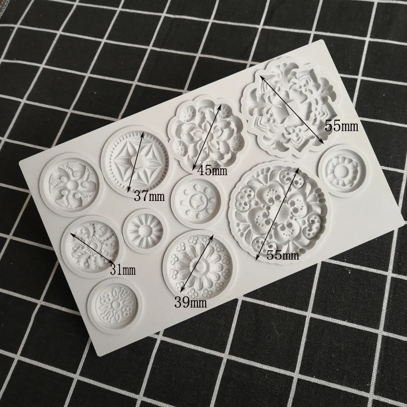 Gumpaste silicone mold Chocolate candy pastry cake tool Sugarcraft Flower Gingerbread Cookie Mould | Дом и сад