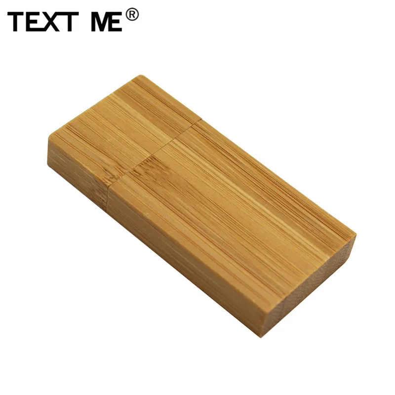 TEXT ME деревянный персональный логотип usb флеш накопитель 2 0 4 ГБ 8 16 32 64 подарок для