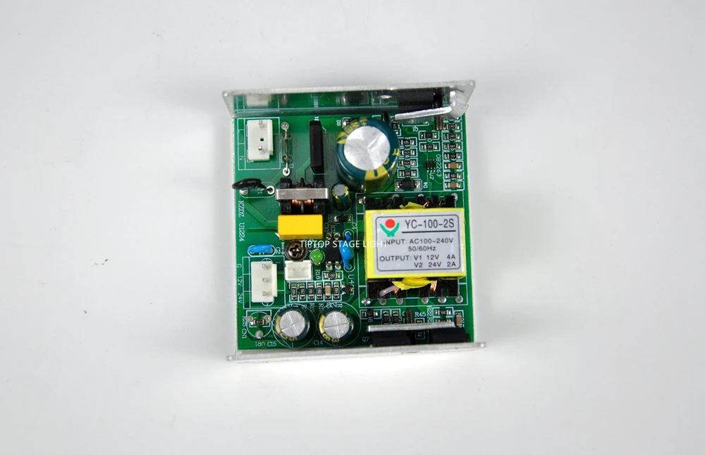 Светодиодный подвижный головной светильник TIPTOP YC 100 Вт 12 В 24 7 х10 источник питания