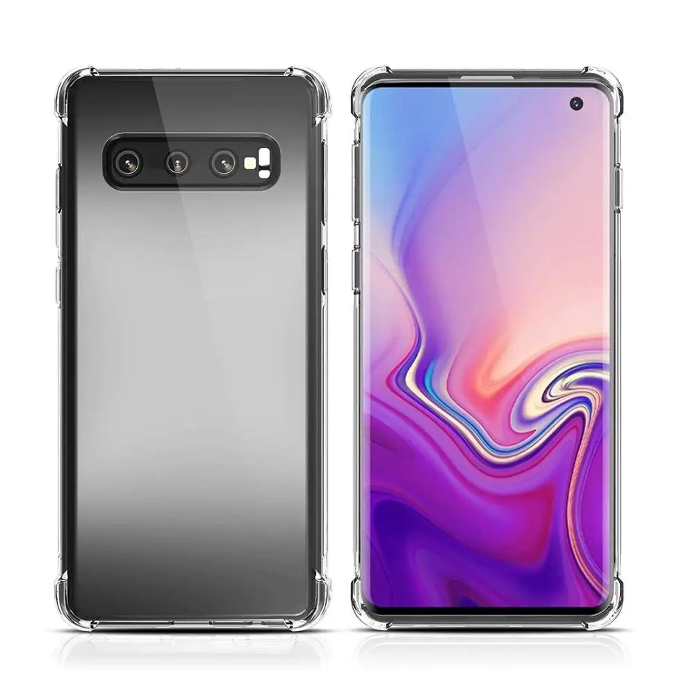 

Ultra Slim Clear Shockproof Hybrid TPU Soft Bumper Case for Samsung Galaxy S20 S10E S10 Plus Lite 5G Note 10 Pro 20 Ultra Cover