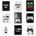 Новинка, Картина на холсте с надписью Eat Sleep Game, Настенная картина, плакаты и принты, настенные картины для украшения комнаты