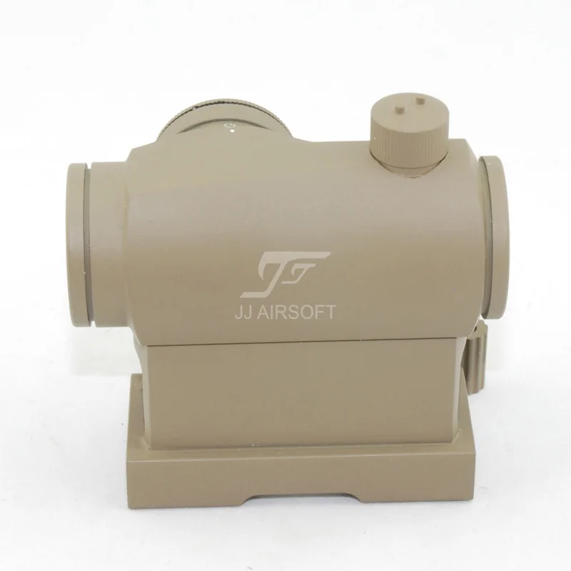 JJ страйкбол Micro 1x24 Red Dot с QD Riser Mount и Killflash/Kill Flash(черный/серебристый/коричневый
