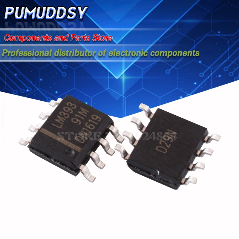 100 шт. LM393 LM393DR SOP 8 новое качество очень хорошая работа 100% микросхем IC|Интегральные