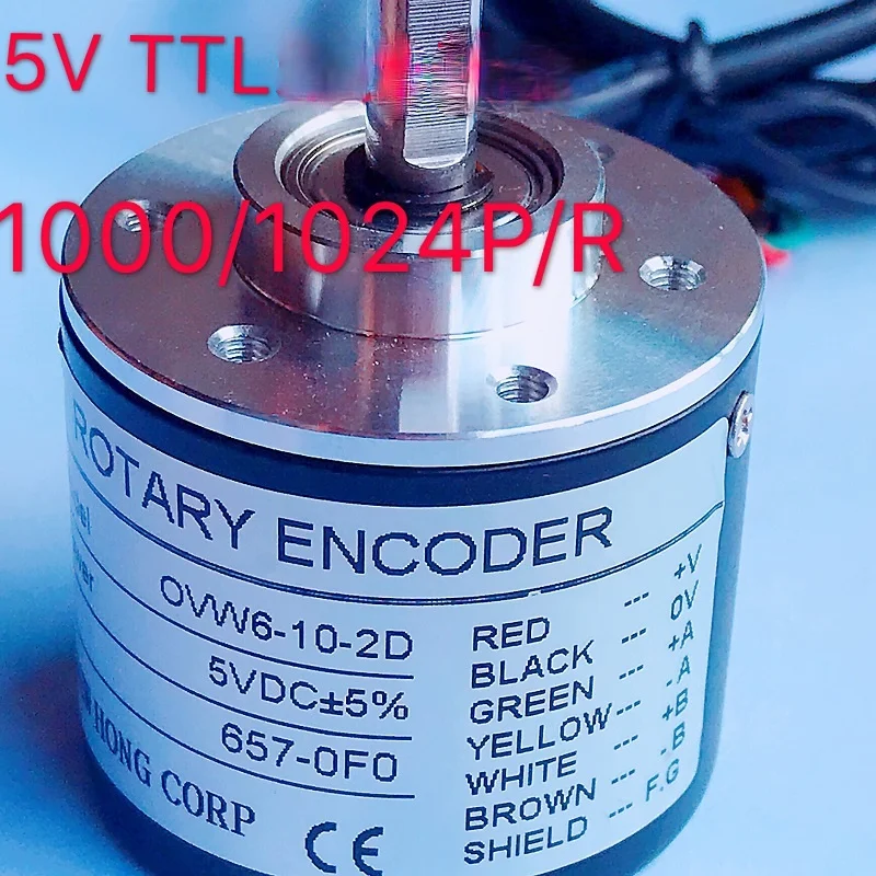 5V Long Line Drives TTL Differential Output Incremental Rotary Encoder OVW2 Series 1000 Pulse 1024 | Дом и сад