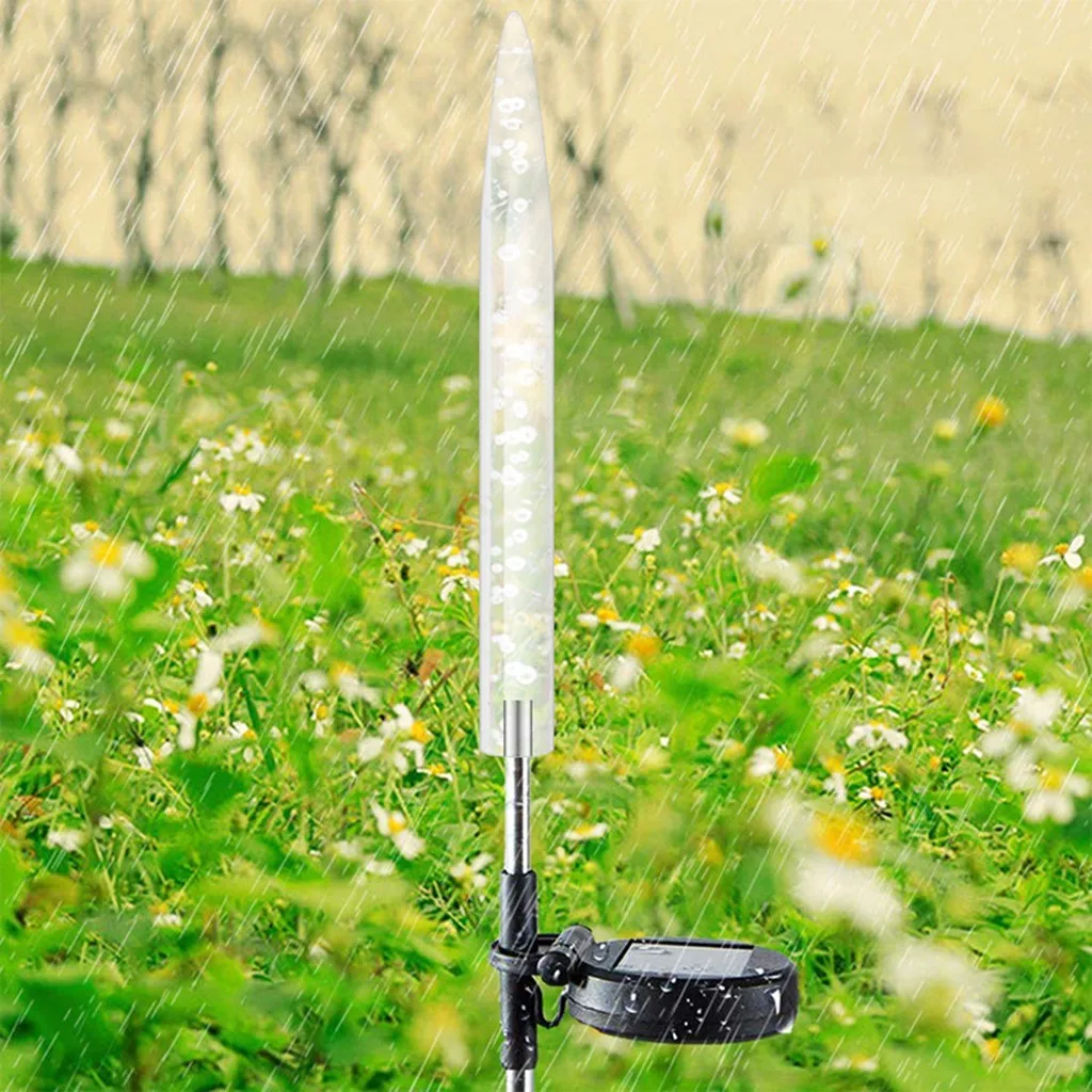 2 шт. RGB светодиодный светильник на солнечной батарее с изменяющимся цветом