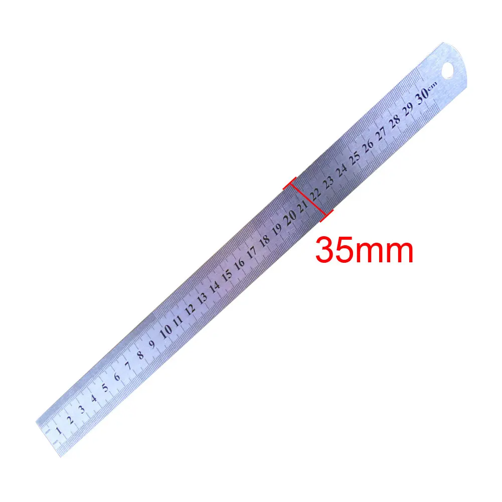 

15/20cm Double Sided Precision Stainless Steel Straight Ruler Measuring Tool for Office School Architectural Drawing