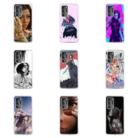 alita battle angel movie science fiction phone case transparent for huawei p40 p30 p20 pro mate 20 lite honor 10 10i 9x 8a 8x