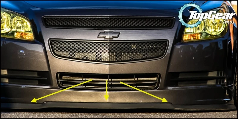 Для Chevrolet Chevy бампер губы/верхняя Экипировка магазин спойлер для тюнинга