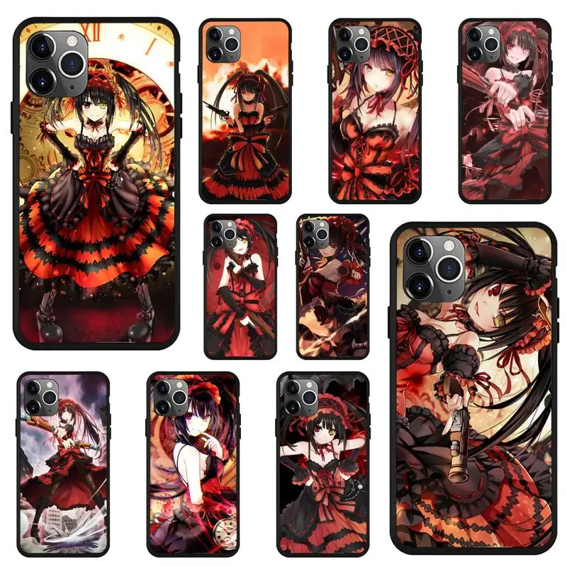 

Kurumi Tokisaki Date A Live Phone Case For Iphone Case 5 5S SE 6 6s 7 8 11 12 X Xs Xr Pro Plus Max Mini Cover