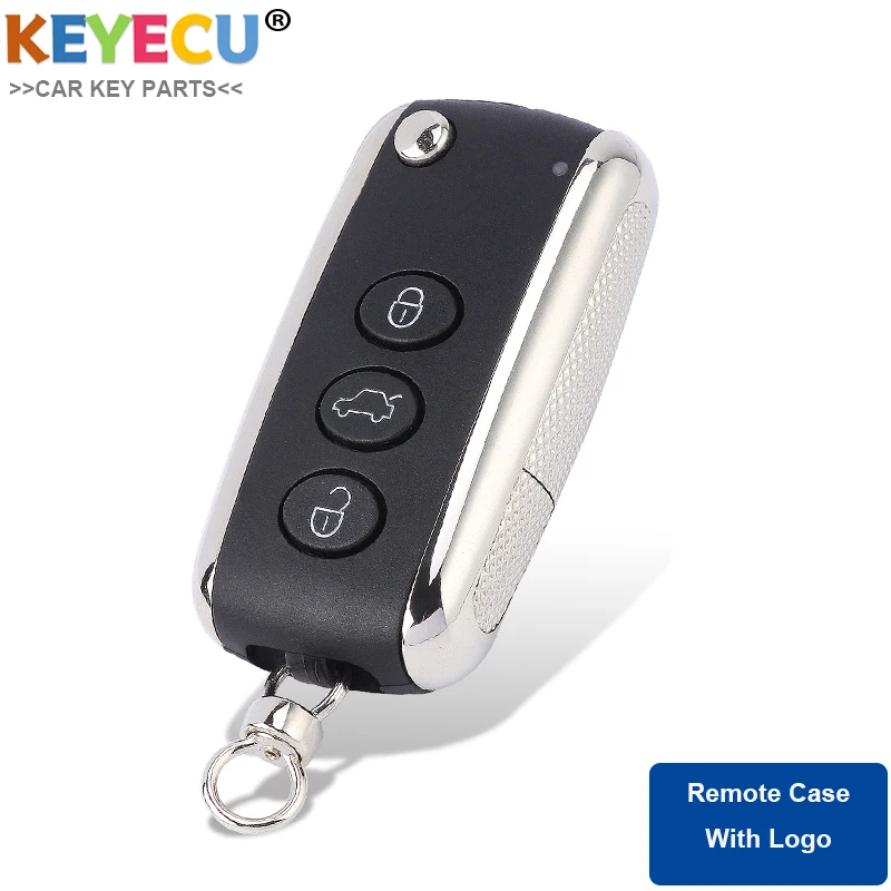 KEYECU откидной складной чехол для автомобильного ключа с дистанционным