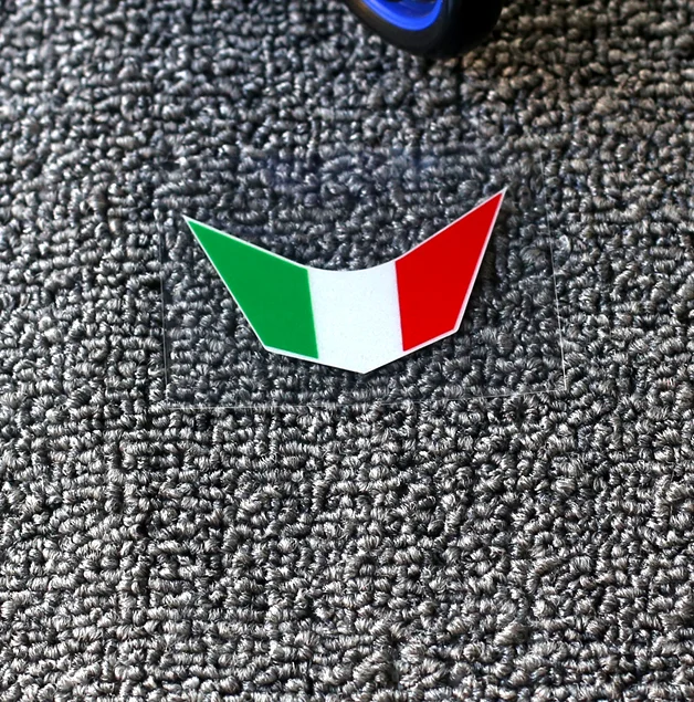 Itlay Piaggio для автомобильного стайлинга светоотражающий National Flag наклейки