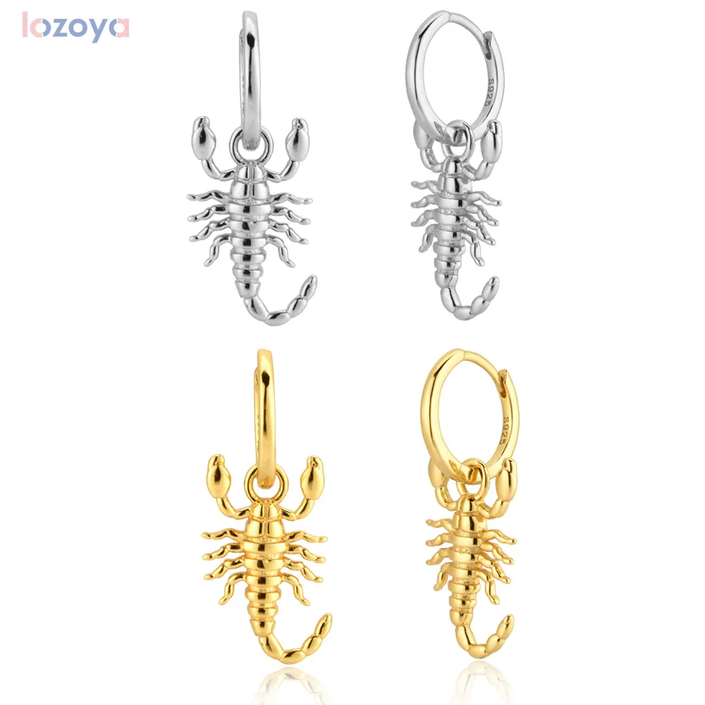

Женские серьги-подвески Lozoya, из серебра 100% пробы, с пауком