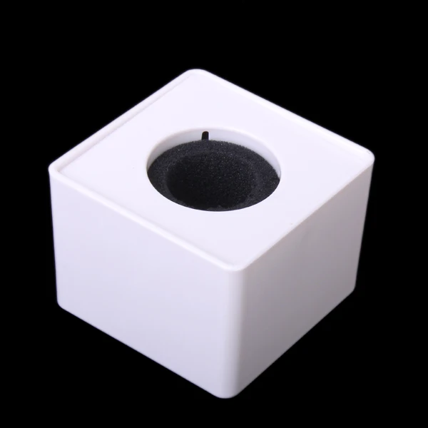 

1pc ABS Injection Molding Square Microphone Mic Station - White