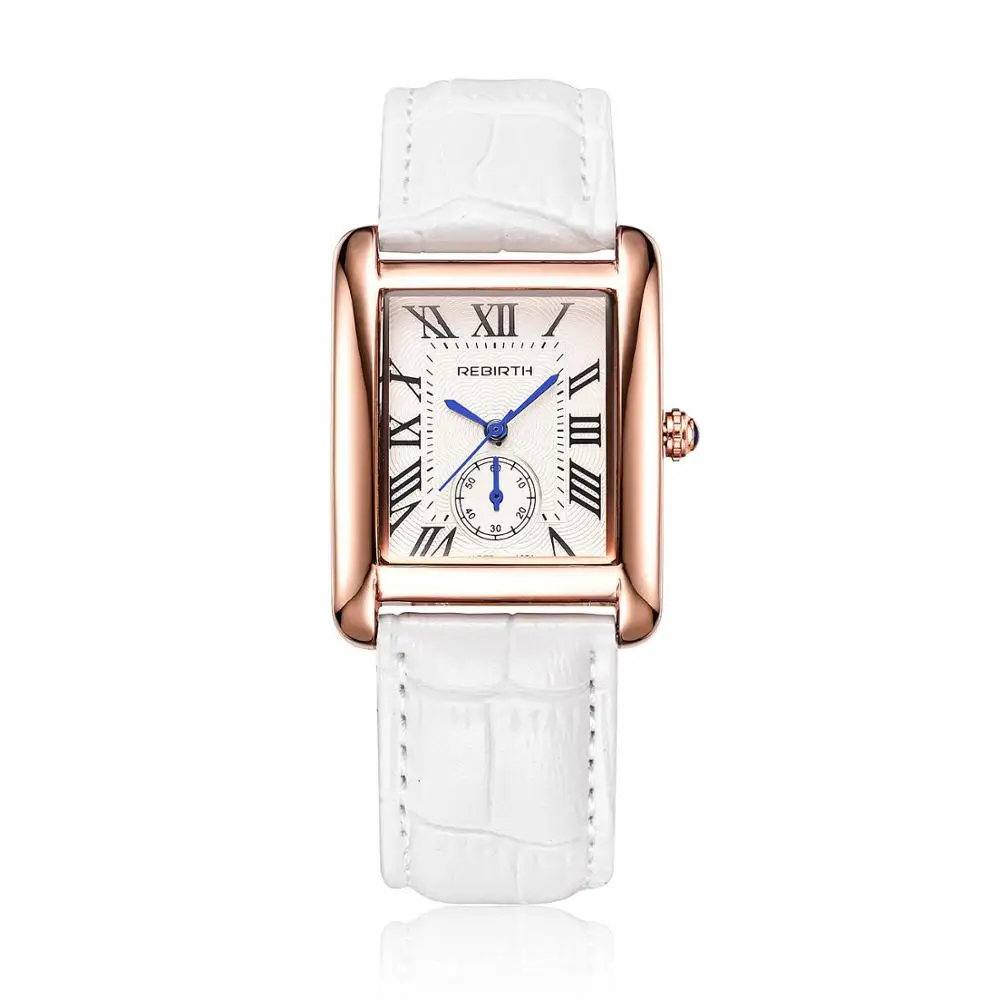 luxury watch Elegante унисекс часы квадратные женские часы красный PU оригинальные винтажные кварцевые часы мужские наручные часы платье Montre Femme - Цвет: luxury watch