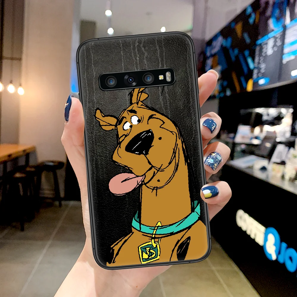 

Cute Dog Funny Scooby-Doo Phone Case For Samsung Galaxy Note S 8 9 10 20 Plus E Lite Uitra black Coque Trend Shell 3D Cell