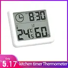 Кухонный таймер, многофункциональный электронный прибор для измерения влажности и температуры, 81x71x10 мм