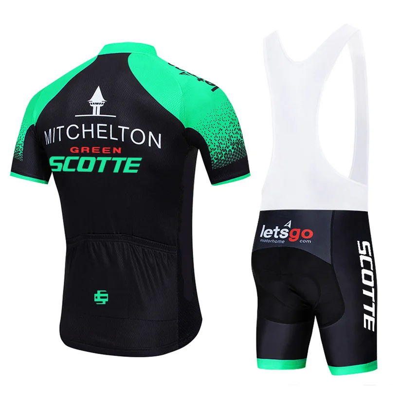 

2021 Hot Sale GS Corps White Scotte Summer Cycling Jersey Set Racing Bicycle Clothing MTB Bike Clothing Sportswear Cycling Set