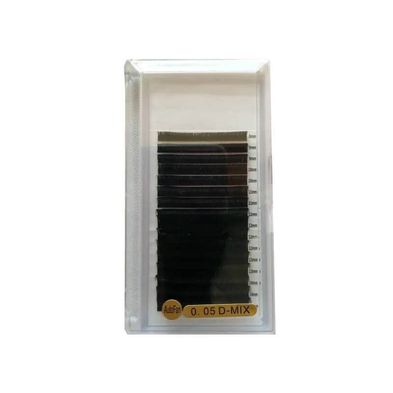 16 линий/лоток автомобильные ресницы 1s цветущие легкие одна секунда Mega 0 03/0 07/0 10 мм