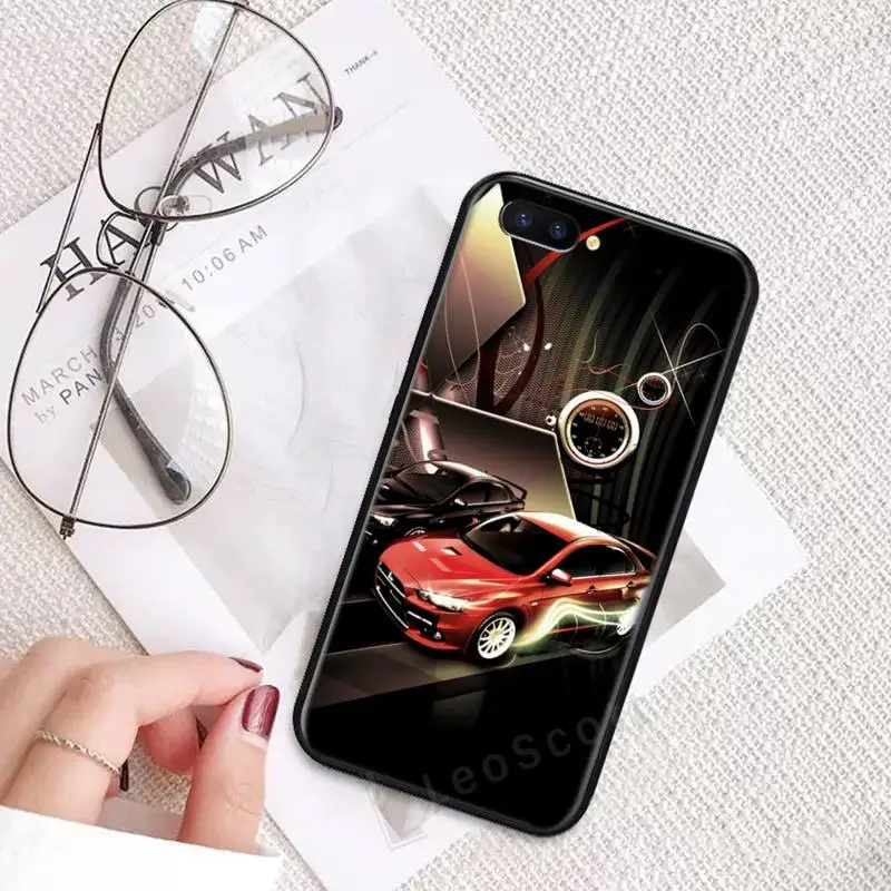 

Mitsubishi Luxury Car Brand Phone Case For OPPO R9 R11 R15 R17 RENO Realme S PLUS Normal 2z 3 5 C2 pro