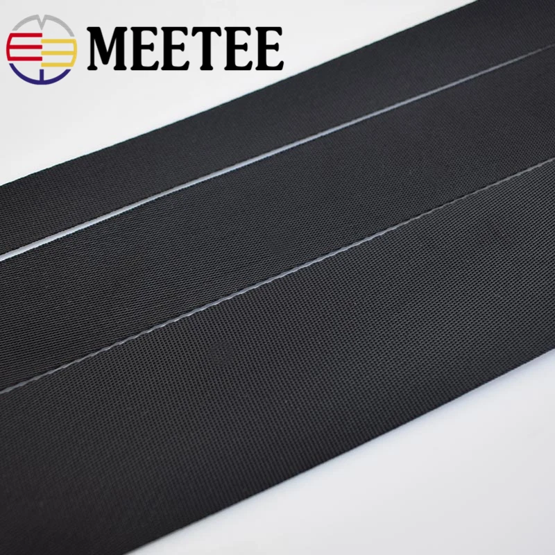 5 ярдов Meetee 2/2.5/3.2/3.8/5 см черная лента для ошейника собаки ремешок шитья сделай сам