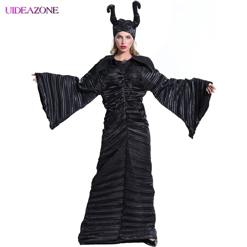UIDEAZONE сексуальные черные костюмы Спящей красавицы ведьмы королевы Сказочная