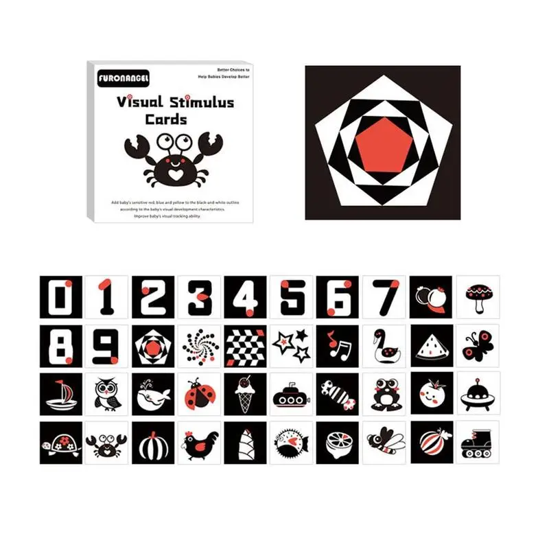 Для раннего развития детей черный белый цвет флэш картами эталонных