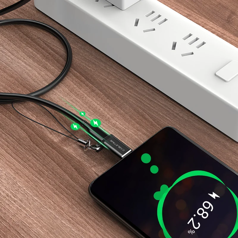 Переходник CABLETIME Micro B USB Type C M переходник type OTG адаптер для зарядки и синхронизации