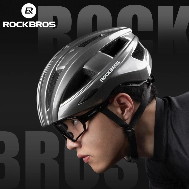 

ROCKBROS Cycling Helmet MTB Road USB Charging Tail Light Helmet Adjustable Headwear Safety Bike Helmet Integrally-molded Helmet